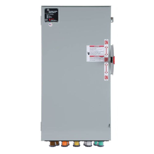 Heavy Duty Cam Lock Non-Fused Disconnect Switch Double Throw - Industrial Electrical Safety Switch for Motor Control & Power Distribution Panels