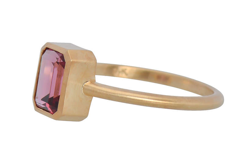 Pink Serenade Umbalite Garnet Ring – Elegant Gemstone Jewelry for Women | Perfect for Weddings, Anniversaries & Special Occasions