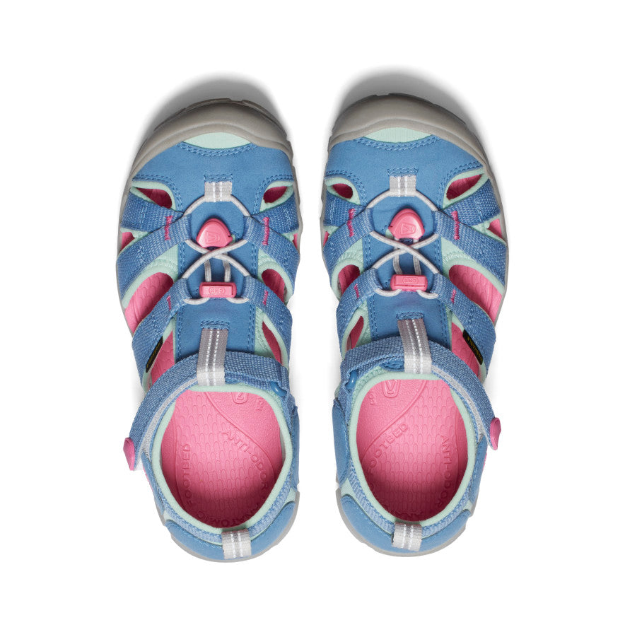 Seacamp II CNX Big Kids' Water Shoes - Coronet Blue & Hot Pink | Lightweight & Quick-Dry for Beach, Pool & Water Sports