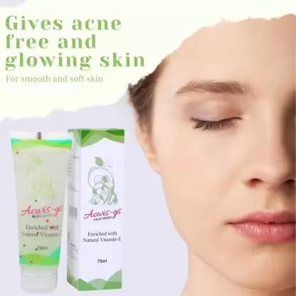 ANIGEOUS COSMETICS ACWIS GS Anti-Acne Face Wash for Pimple Clear & Glowing Skin - Gentle Daily Cleanser for Oily & Acne-Prone Skin - Perfect for Morning & Night Skincare Routine