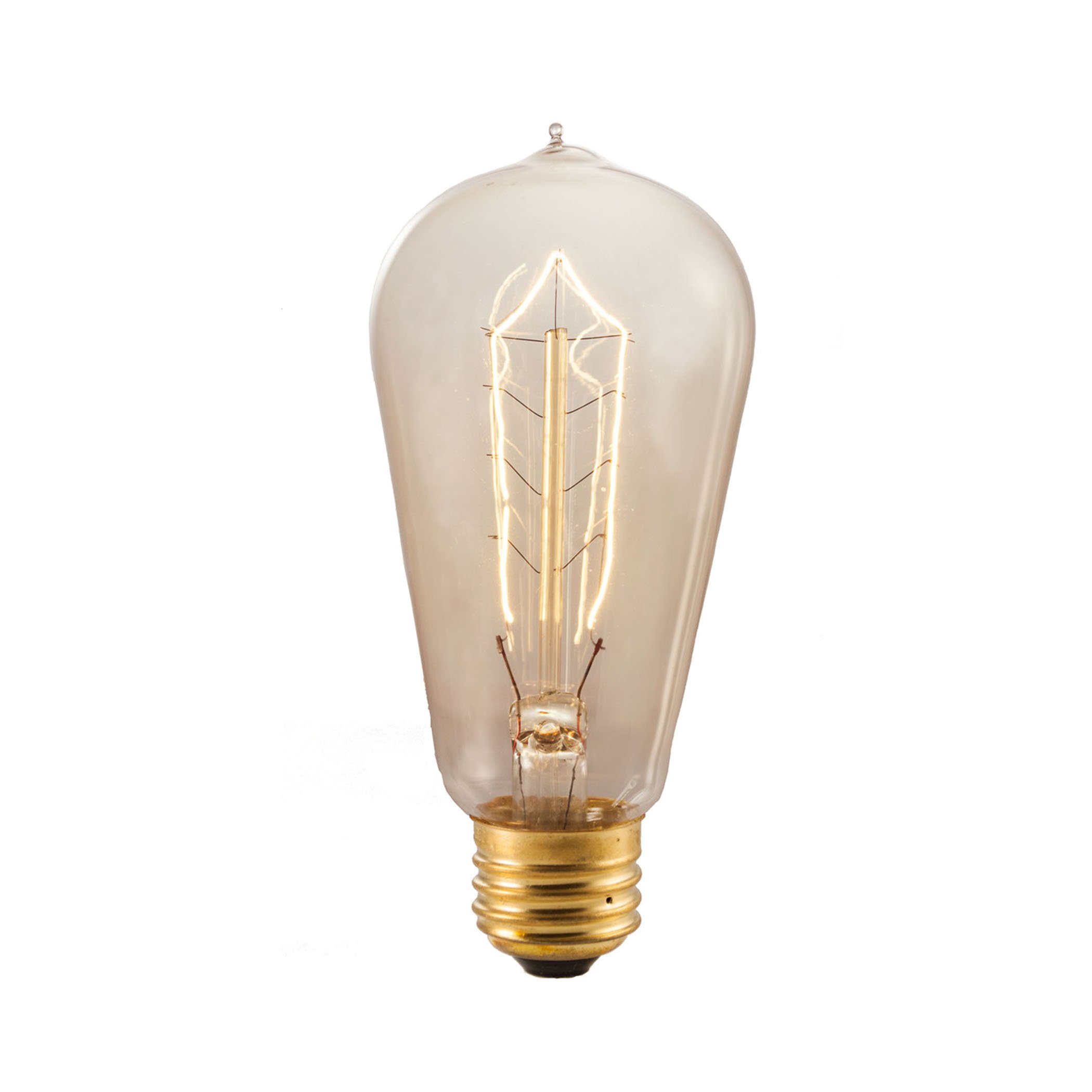 Vintage Edison LED Light Bulbs - 6 Pack Warm White 40W E26 Base for Home Decor, Cafe Lighting & Industrial Style Fixtures