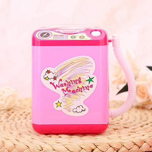 Mini Electric Makeup Brush Cleaner - Automatic Makeup Sponge & Brush Washer Machine for Women & Girls (Pink) | Perfect for Travel, Home & Salon Use