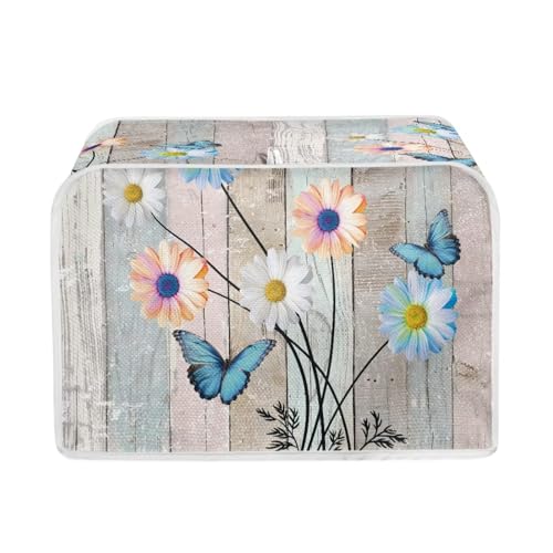 Wood Daisy Butterfly-Beige
