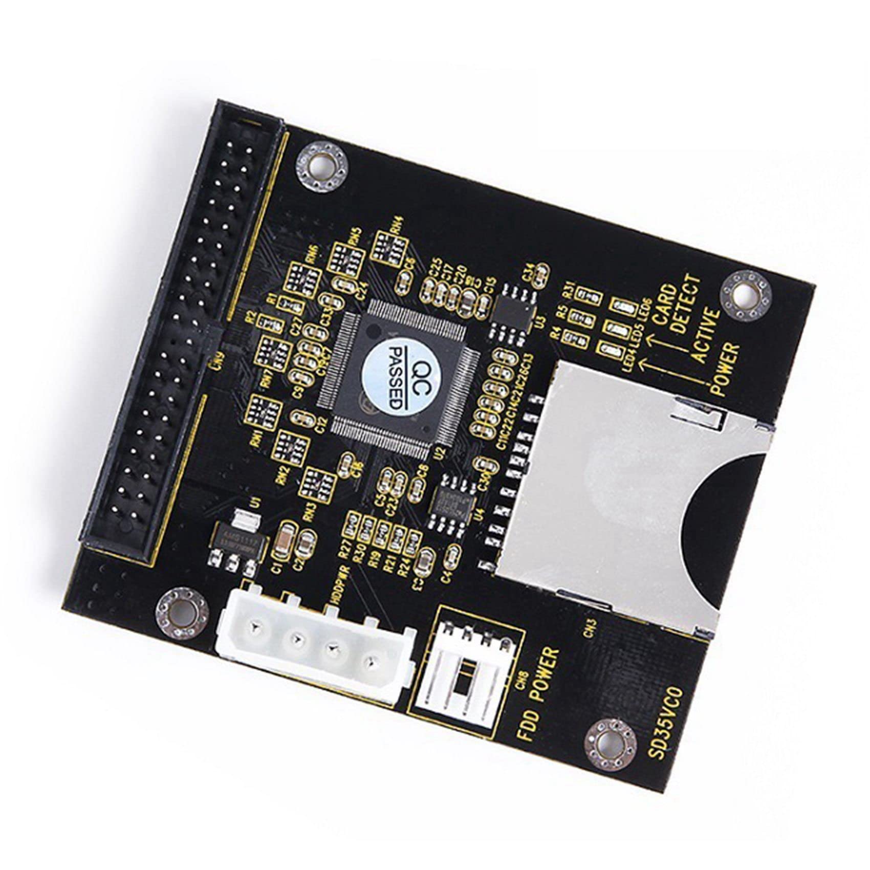 Tlily 5X SD to 3.5 Inch IDE 40 Pin Converter Card - IDE SD Card Adapter for SSD Embedded Storage & IDE Expansion - Perfect for Data Recovery, Legacy System Upgrades, and Industrial PC Applications