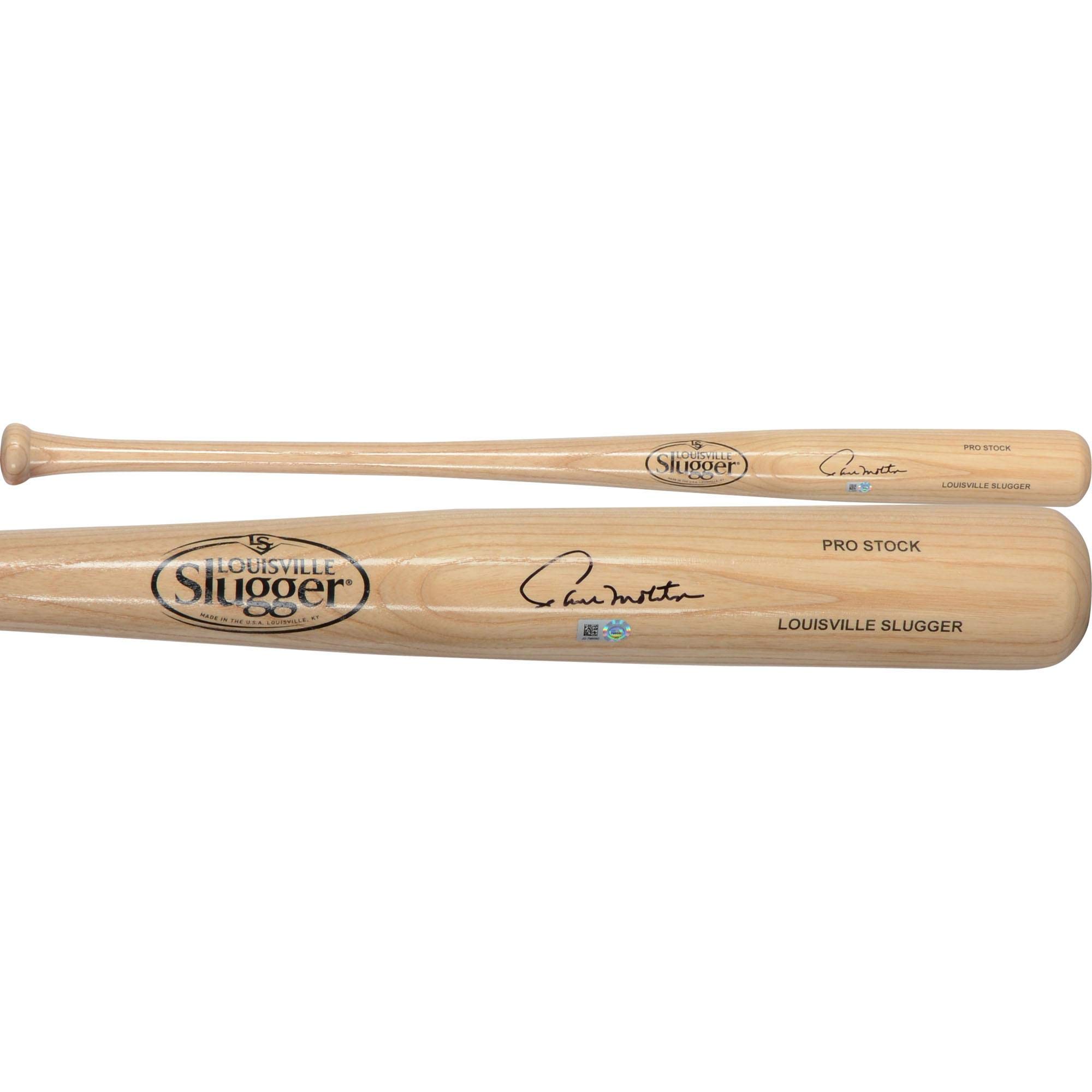 Paul Molitor Milwaukee Brewers Autographed Louisville Slugger Baseball Bat - Certified MLB Memorabilia for Collectors & Fans - Perfect for Display, Gifting & Sports Memorabilia Collections
