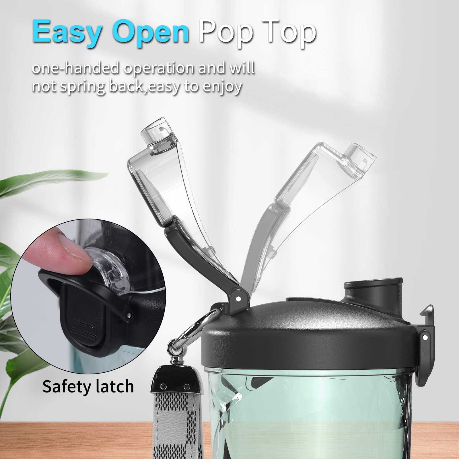 Portable Personal Blender for Shakes & Smoothies - 20oz Mini Blender with 6 Blades - Compact Kitchen, Home & Travel Blender - Perfect for Smoothies, Protein Shakes & Meal Prep On-The-Go
