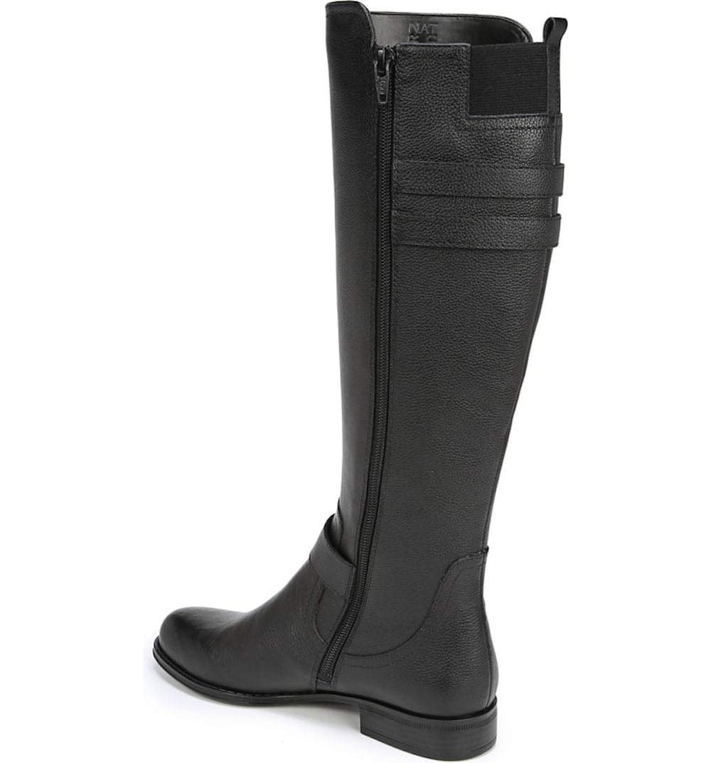 Naturalizer Women's Jessie Knee High Buckle Detail Riding Boot - Stylish & Comfortable Winter Boots for Women - Perfect for Horseback Riding, Outdoor Activities & Casual Wear