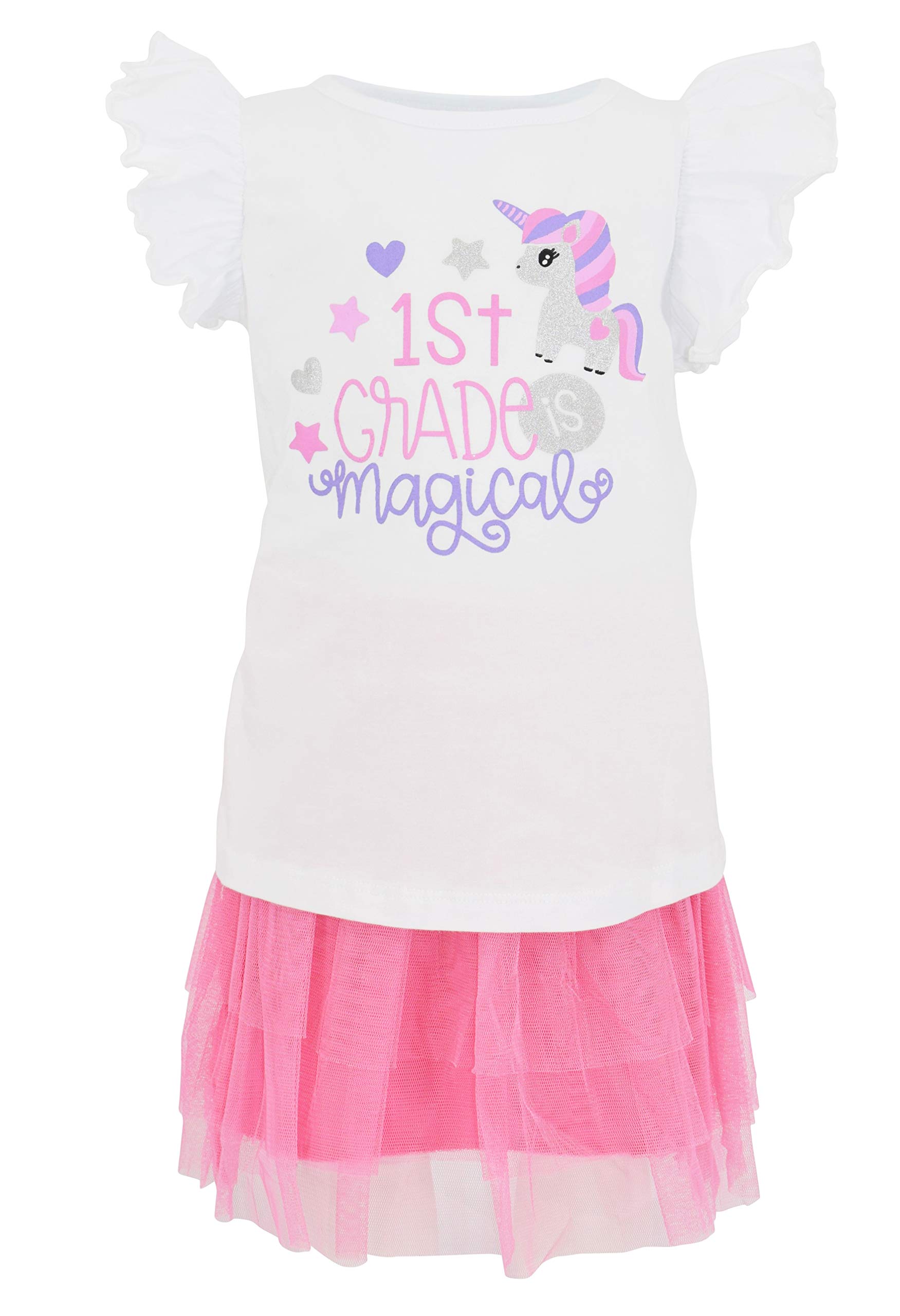 Magical Back to School Tutu Dress for Baby Girls - Unique Princess Party Outfit & First Day of School Photo Shoot