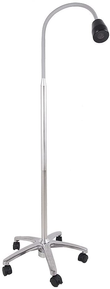 3W Shadowless LED Exam Light Floor Lamp - Medical Grade Adjustable Dental Light for Clinics, Hospitals & Home Use - Perfect for Dental Exams, Surgeries & Detailed Work