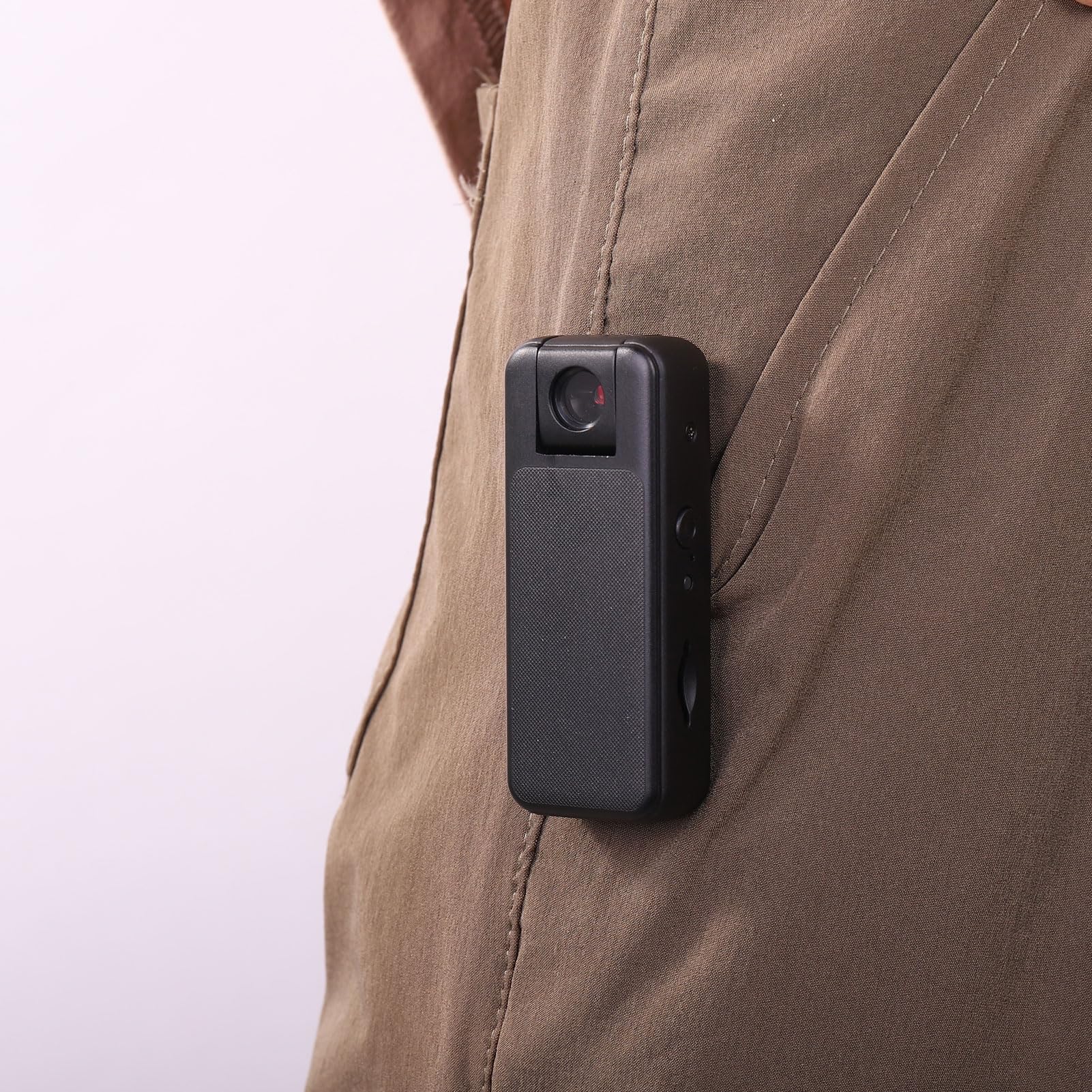 1080P 12MP Mini Body Camera with Night Vision & Audio - 5H Loop Recording Wearable Camera, 1000mAh Battery - Perfect for Cycling, Home Security & Office Surveillance (Clip Included)