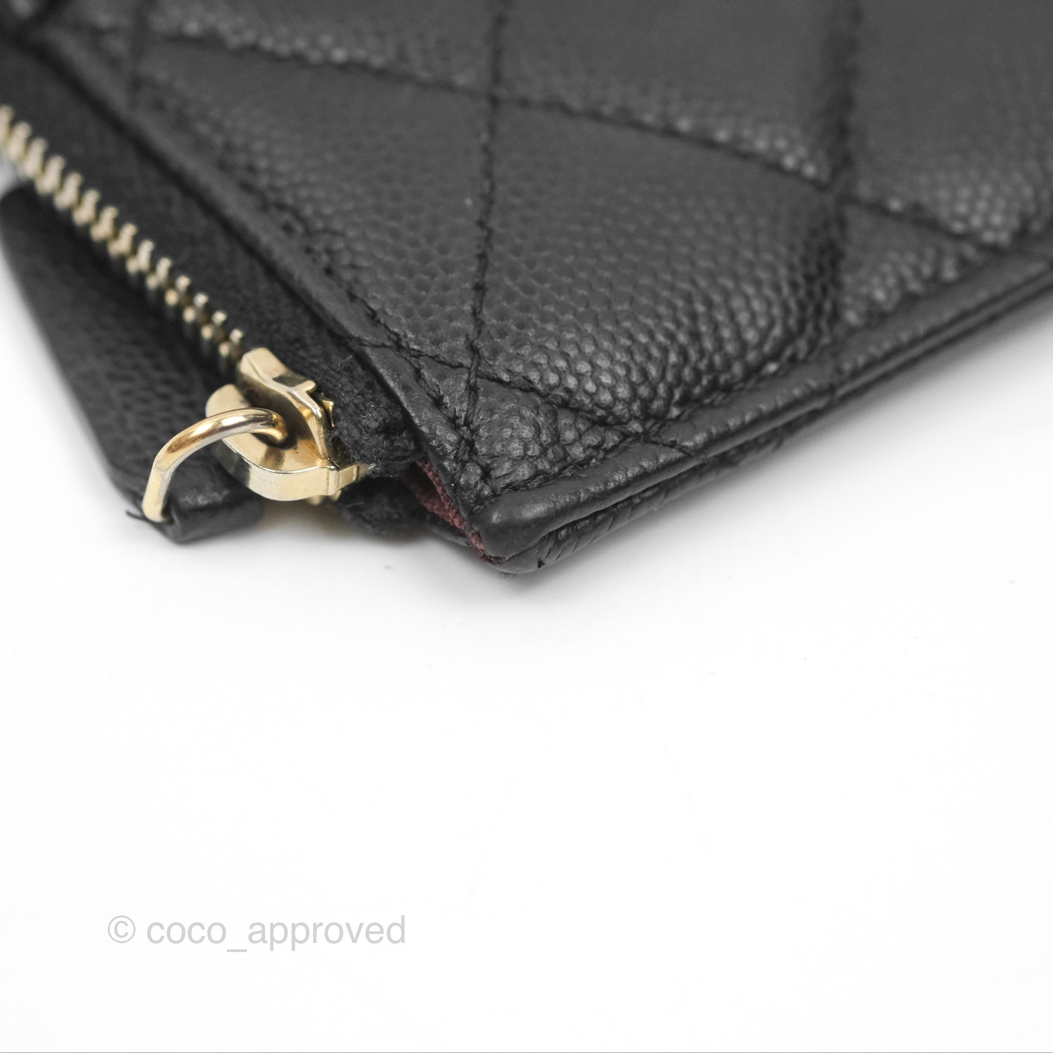 Chanel Classic Long Wallet Pouch Black Caviar Leather - Luxury Designer Wristlet Clutch for Women | Perfect for Evening Events, Parties & Daily Use