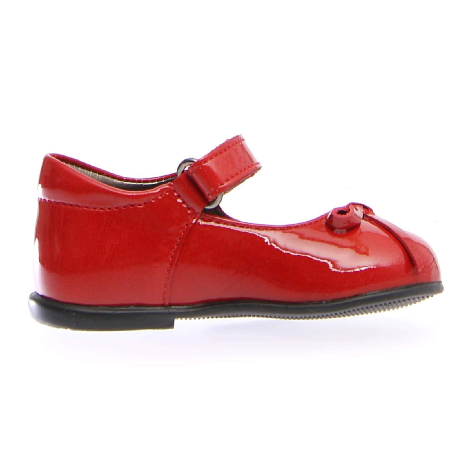 Naturino Girls Mary Jane Ballet Flats - Patent Red Leather School Shoes for Toddlers & Kids | Comfortable & Stylish for School, Parties & Special Occasions