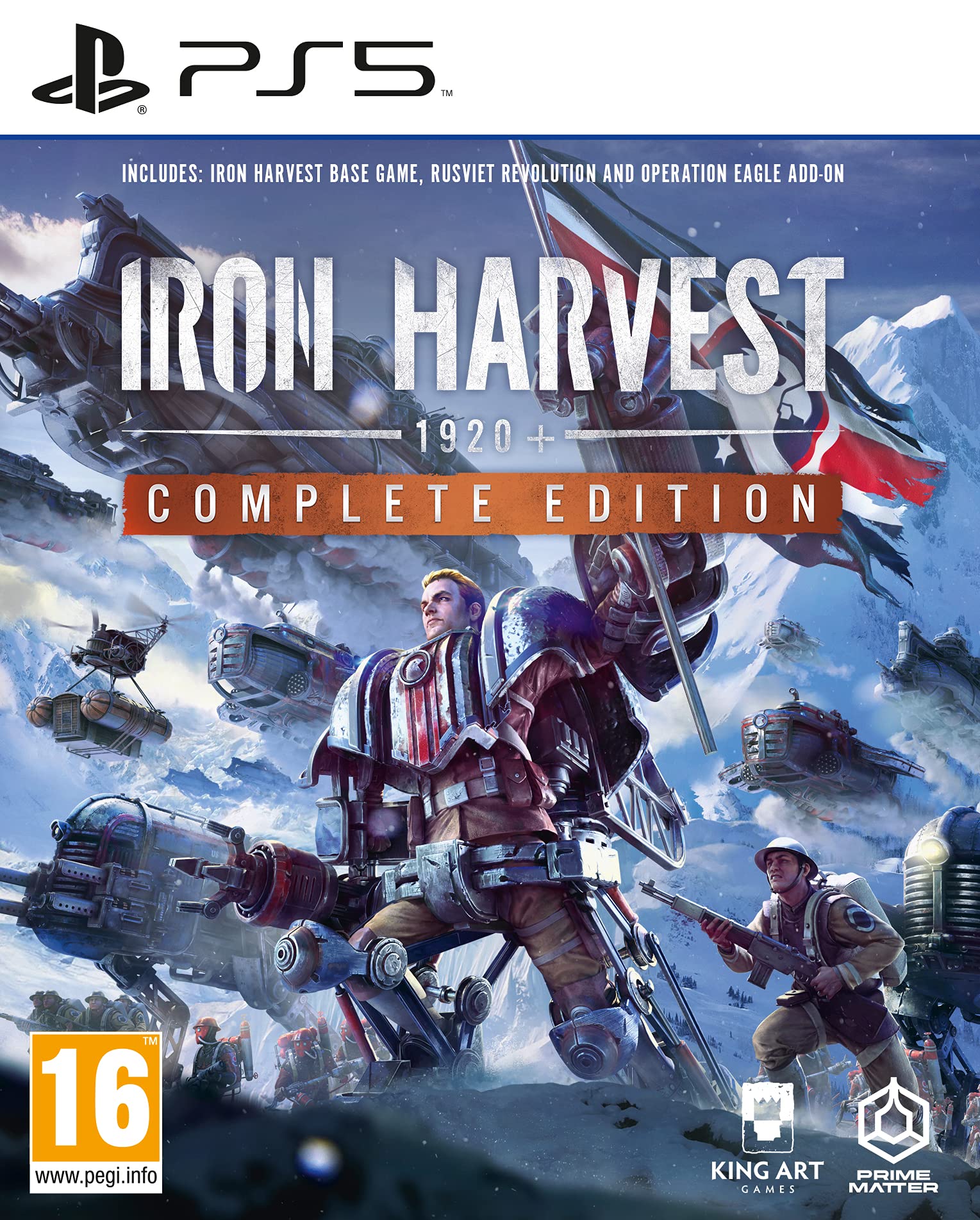Iron Harvest Complete Edition for PS5 - WW1 RTS Game with Mechs & Strategy | Perfect for War & History Gaming Fans