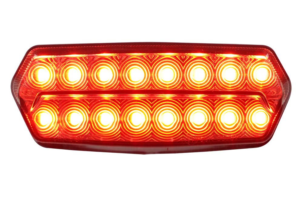 Smoke Lens Sequential LED Tail Lights for Honda Grom 125 (2014-2020) - Upgrade Your Bike's Style & Visibility for Night Riding