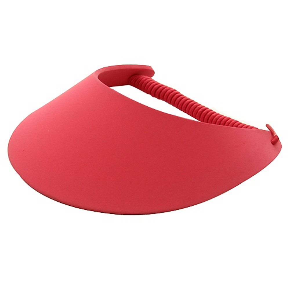 Cherry Red Foam Sun Visors for Cars - UV Protection & Glare Reduction - Perfect for Driving, Outdoor Activities & Road Trips
