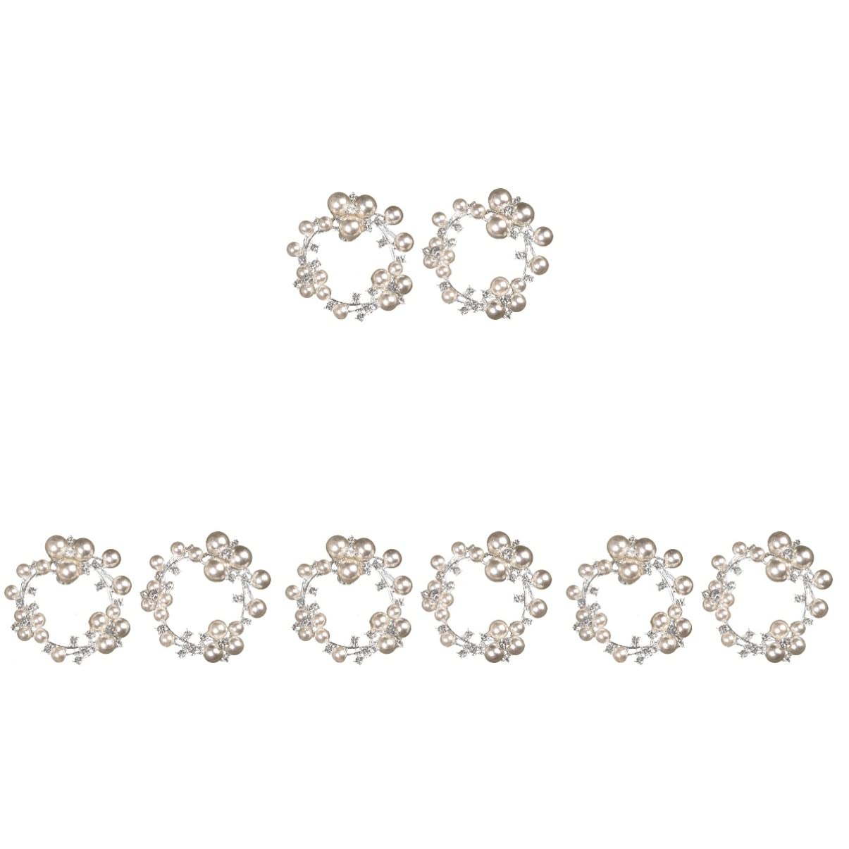 4pcs Crystal Bridal Shoe Clips - Rhinestone Shoe Buckles with Pearls for Wedding Shoes (Black/Gold) | Elegant Wedding Decor for Bridesmaids & Special Occasions