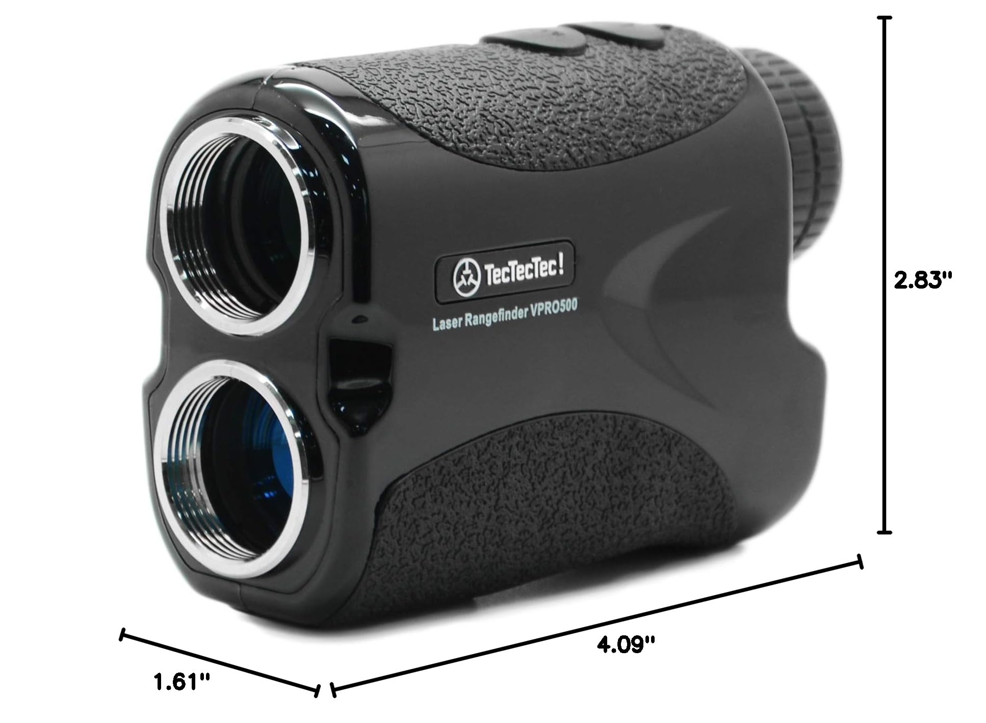 TecTecTec VPRO500 Golf Rangefinder with Slope Technology | 600 Yard Laser Range Finder with Flagseeker & Pin Sensor | Tournament Legal Slope Switch | Waterproof & Battery Included | Perfect for Golfers & Hunters