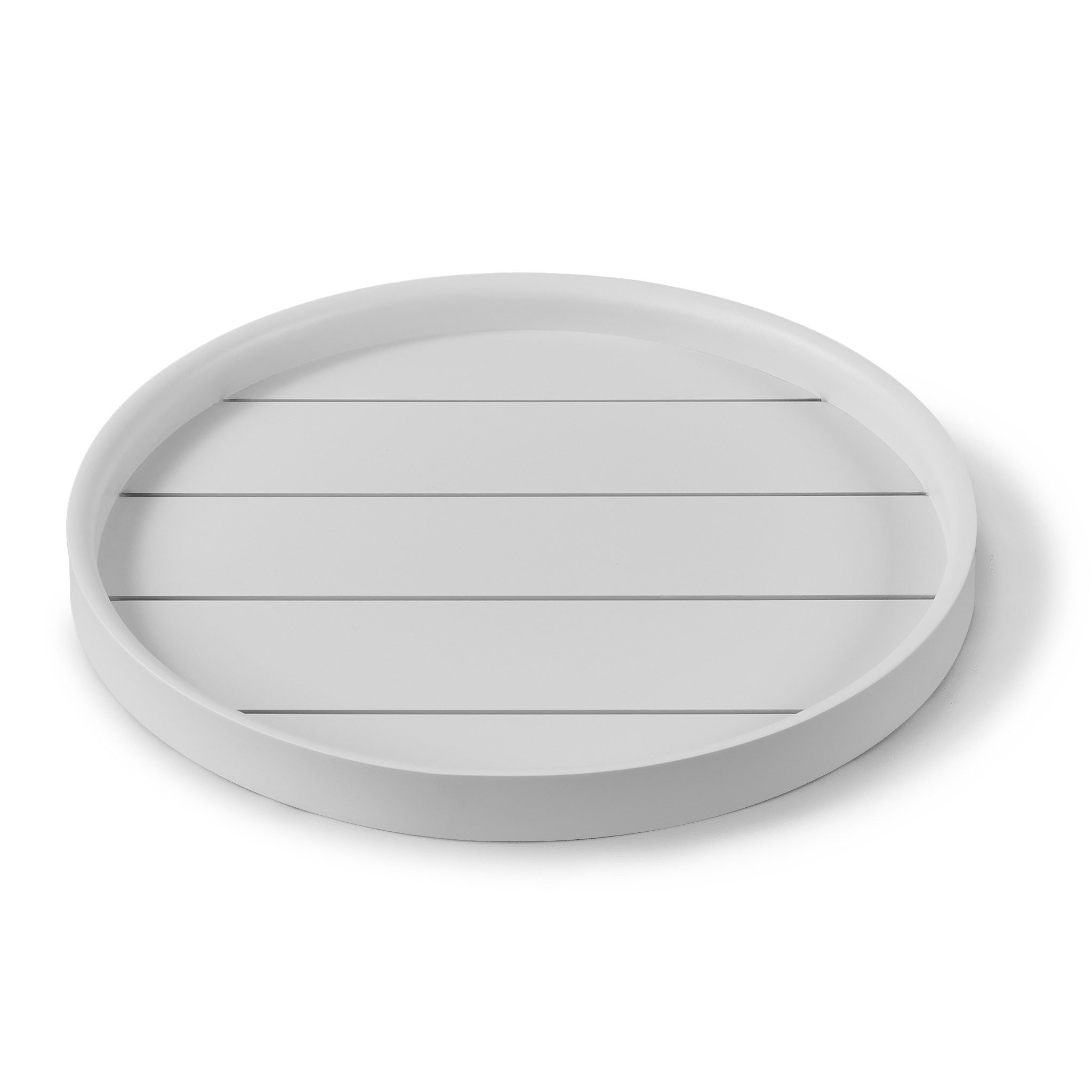 Premium Aluminum Round Serving Tray 24 Inch - Elegant Party Platter for Entertaining, Dining & Home Decor | Rustproof & Lightweight for Indoor/Outdoor Use
