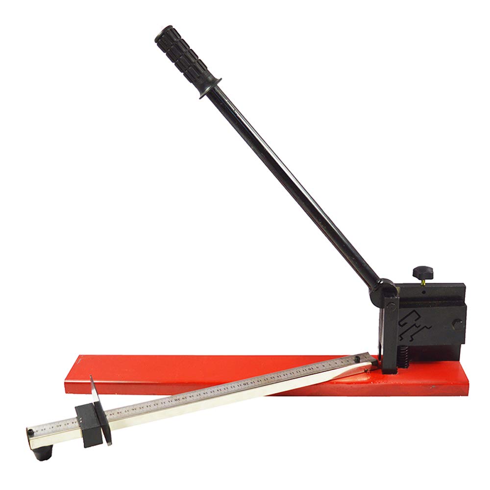TECHTONGDA 3 Groove Manual DIN Rail Cutter for Aluminum Alloy & Steel Rail with Measuring Scale - Perfect for Electrical Panel Installation and Industrial Wiring Projects