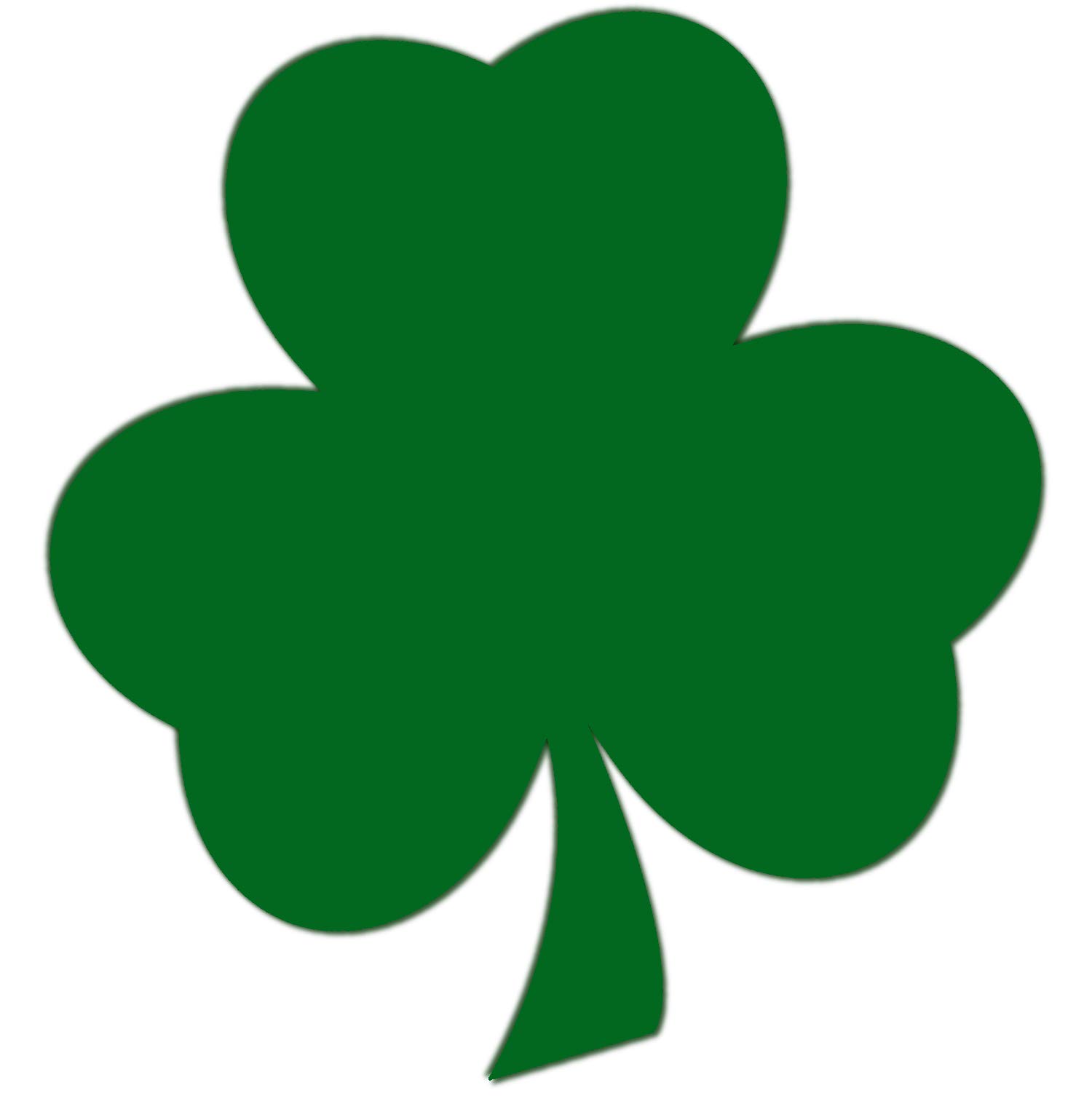 Authentic Irish Shamrock Vinyl Decal Sticker - 22 Inch Green Clover Sticker for Cars, Windows, Laptops - Perfect for St. Patrick's Day Decor & Irish Pride