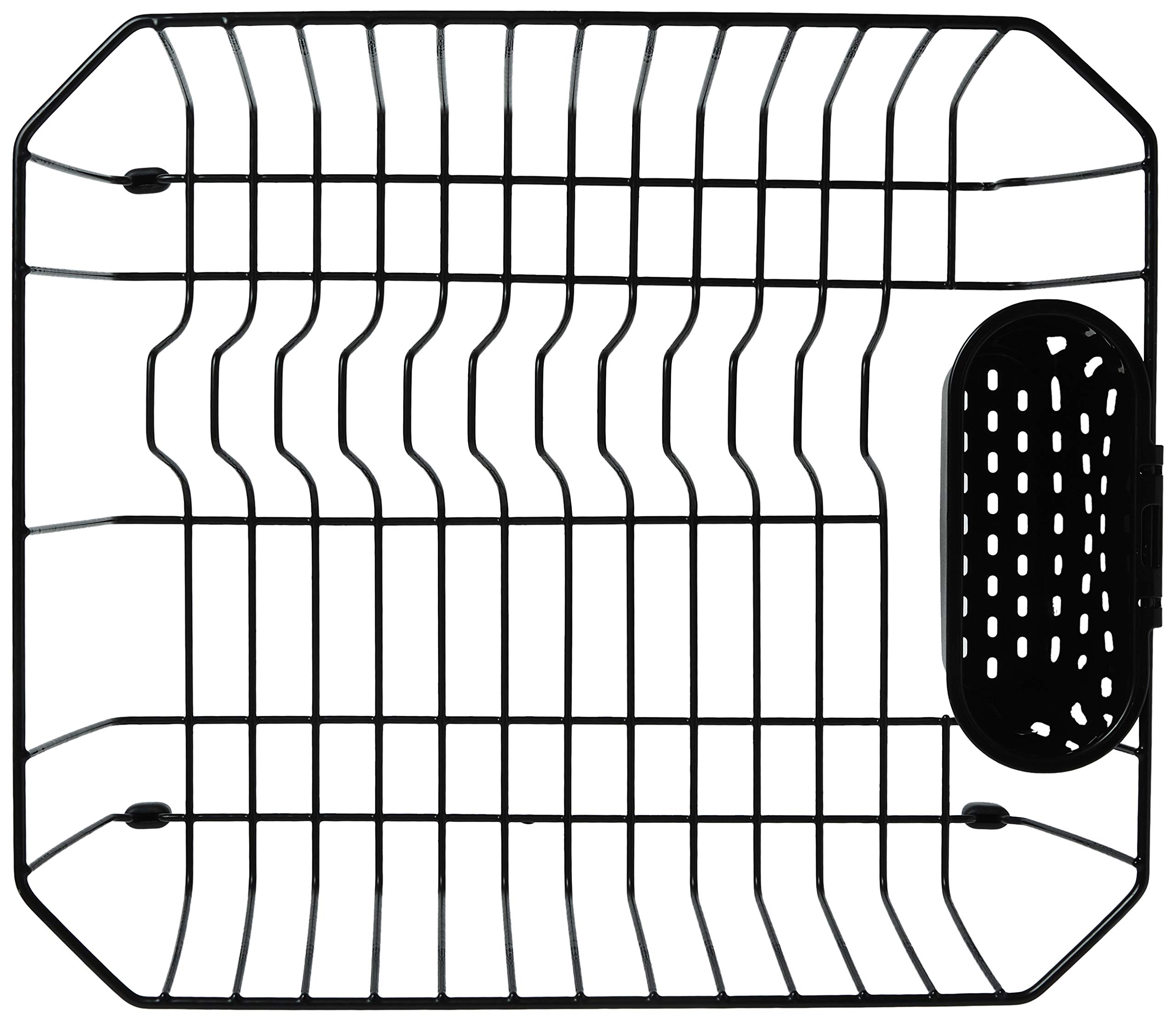 Rubbermaid Small Black Dish Drainer for Compact Kitchens
