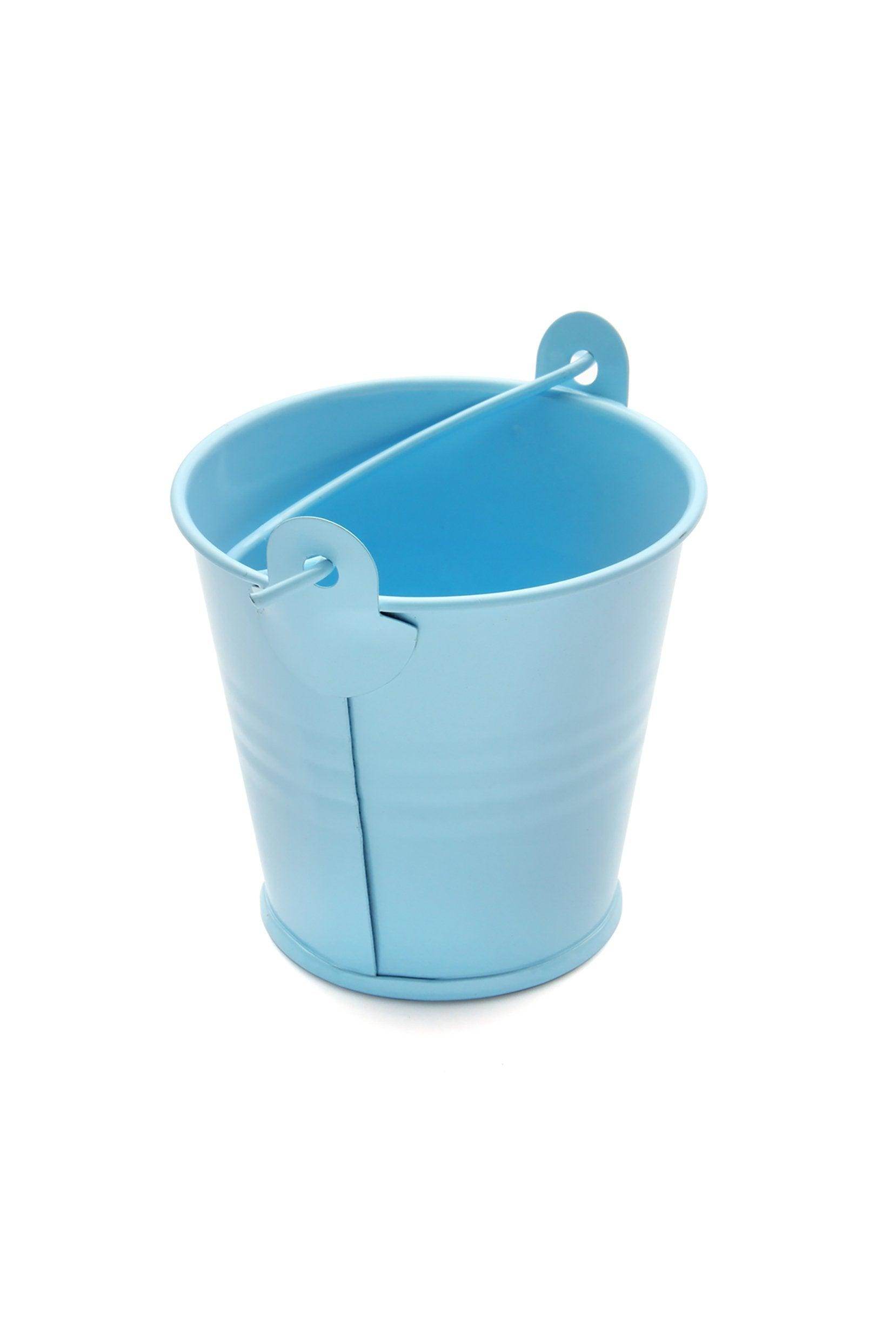 Miniature Favor Pails CGF0230 - Set of 12 Small Decorative Buckets for Party Favors, Wedding Decorations & Baby Showers - Perfect for Candy, Treats and Gift Packaging