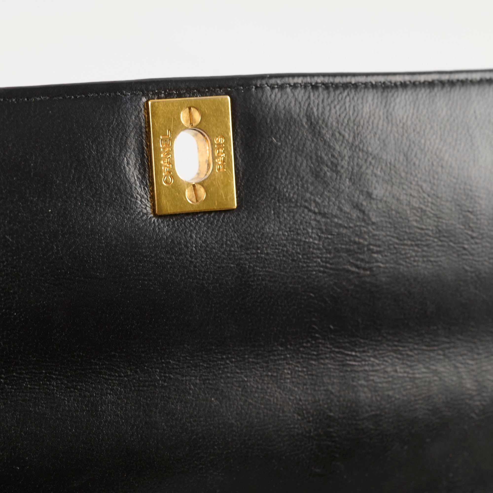 Authentic Chanel Vintage 1991-1994 Lambskin Mademoiselle Flap Bag in Black - Luxury Crossbody Purse for Women, Perfect for Date Night & Special Occasions