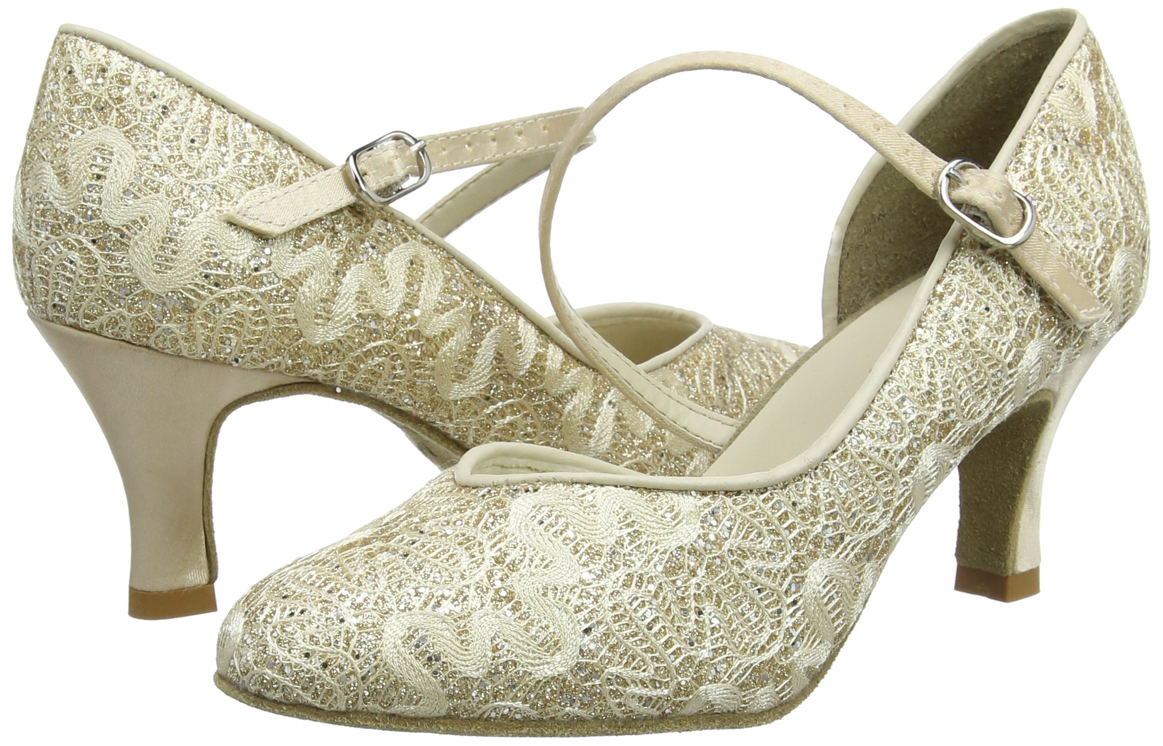 Elegant Women's Ballroom Dance Shoes - Comfortable & Stylish for Latin, Tango, Waltz | Perfect for Competitions, Performances & Social Dancing