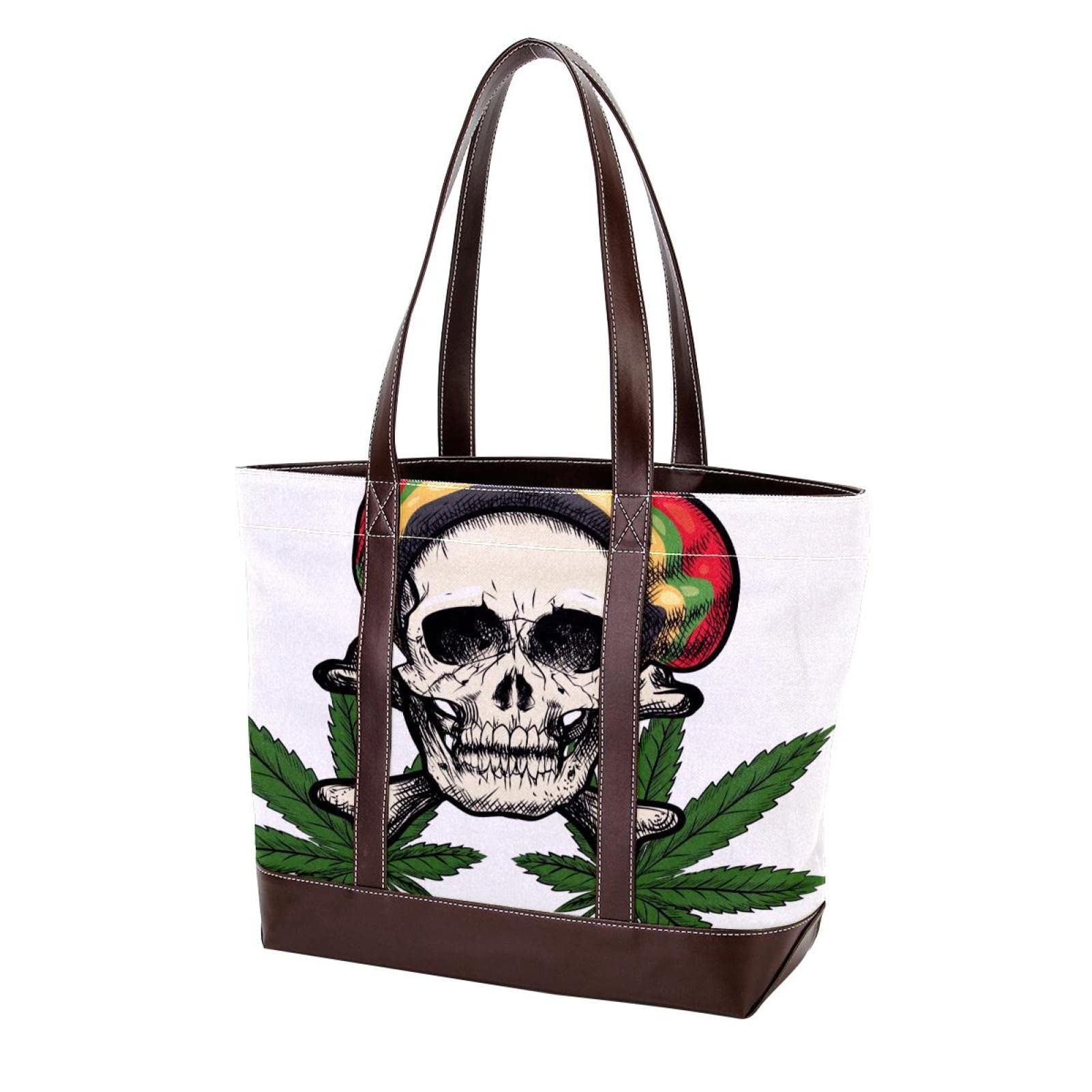 Futuristic Science Lab Tote Bags for Women - Large Leather & Canvas Shoulder Bags, Top Handle Satchel & Hobo Purse | Perfect for Work, School & Travel