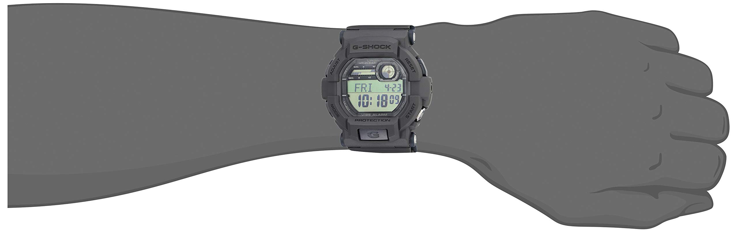 Casio Quartz Watch for Men - Waterproof, Stainless Steel, Digital Display - Perfect for Outdoor, Sports & Everyday Wear