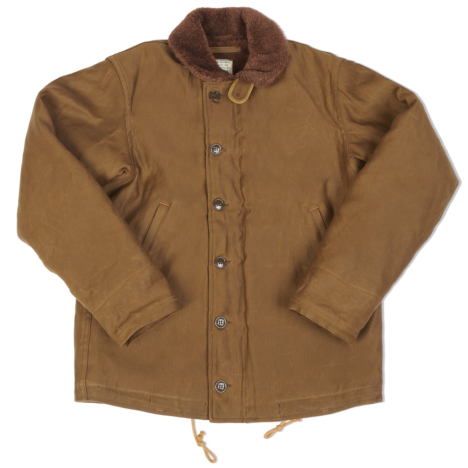 Freewheelers 1931020 Type N-1 Deck Jacket - Vintage Military Style Outerwear in Red Khaki Color | Perfect for Outdoor Adventures, Cold Weather & Casual Streetwear