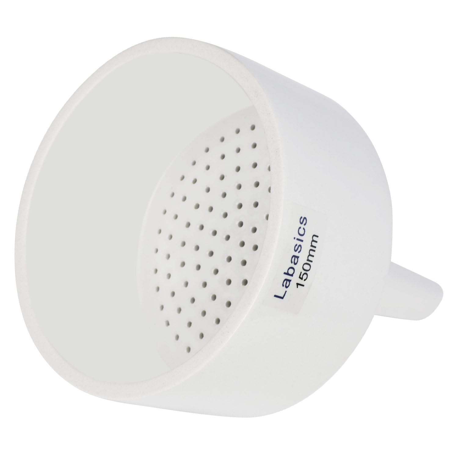 Labasics Porcelain Buchner Funnel 150mm - 15cm OD 14cm ID Laboratory Filter Funnel for Vacuum Filtration, Chemistry Experiments & Scientific Research