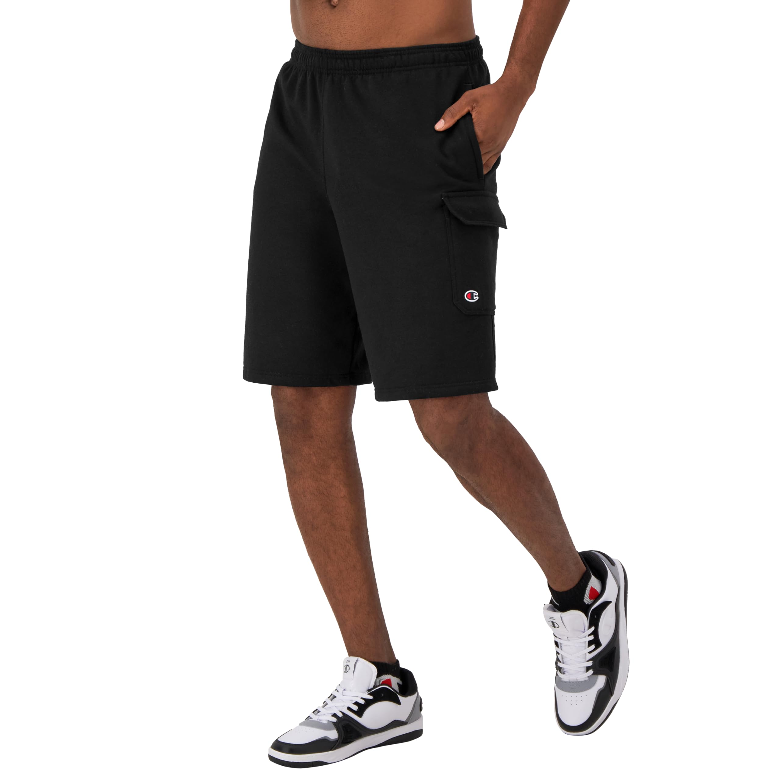 **Champion Men's Cargo Shorts - Powerblend Fabric, Comfortable & Durable, Regular & Big & Tall Sizes - Perfect for Outdoor Activities, Hiking, and Casual Wear**