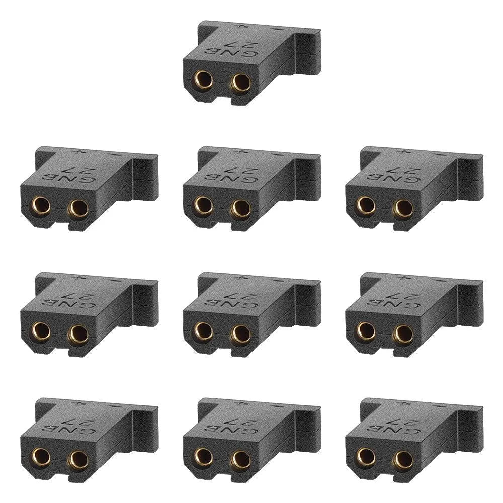 GNB27 Banana Connector Set - Male & Female 1.0mm Plugs for FPV 1S Whoop Drones - Compatible with Tiny Whoop, Mobula6, Meteor65 Drone Batteries (Perfect for Drone Racing and DIY FPV Builds)