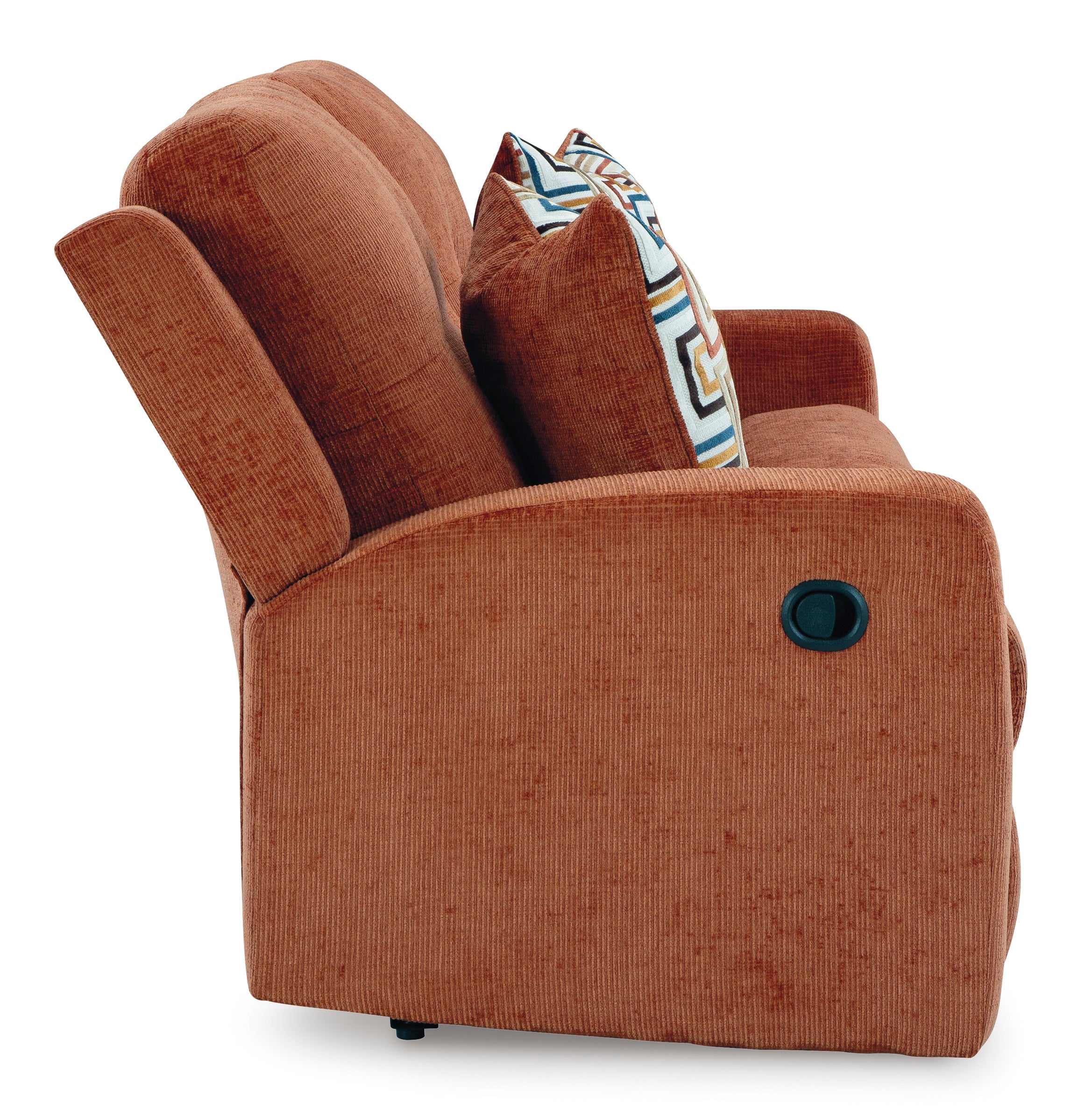 Denver Reclining Sofa - 3-Seater Leather Recliner Couch with Cup Holders & USB Charging | Modern Living Room Furniture for Home Theater & Family Relaxation