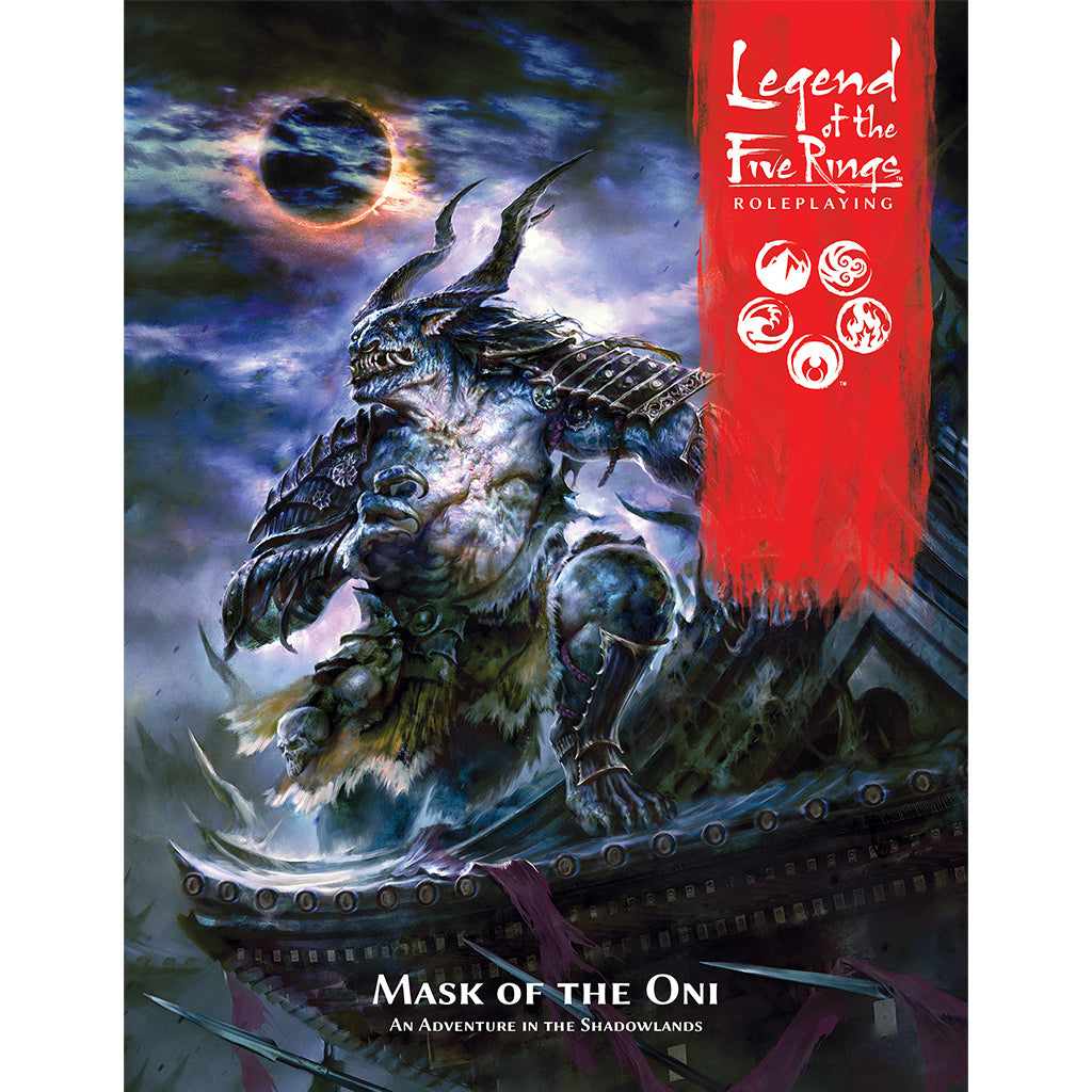 Legend of the Five Rings RPG: Mask of the Oni - Fantasy Tabletop Roleplaying Game for Epic Samurai Adventures | Perfect for Game Nights and Storytelling Campaigns