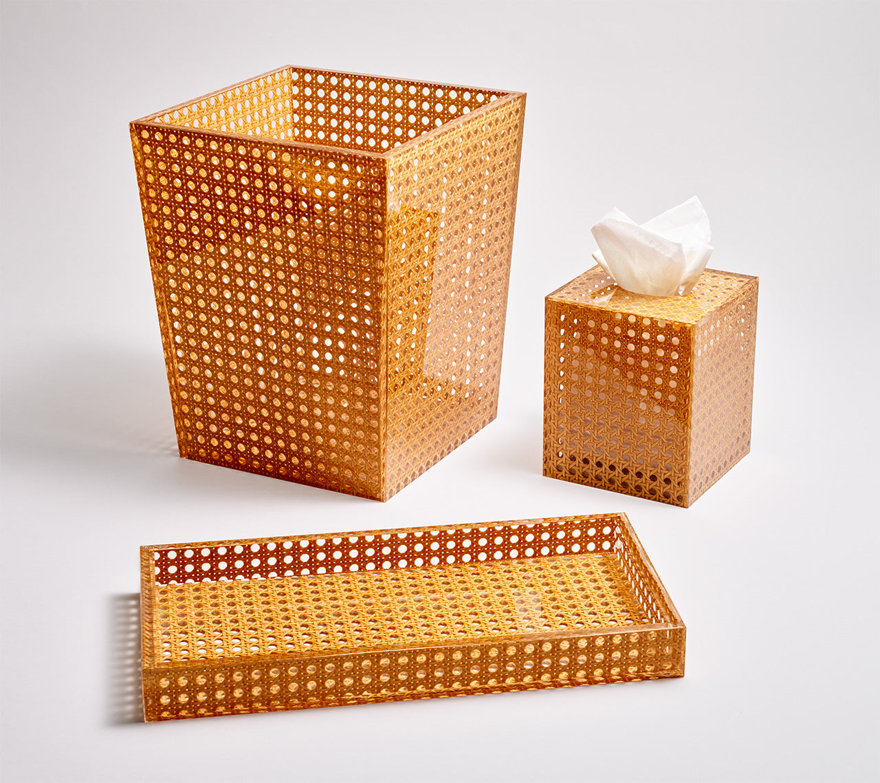 Natural Reed Vanity Tray 14.5