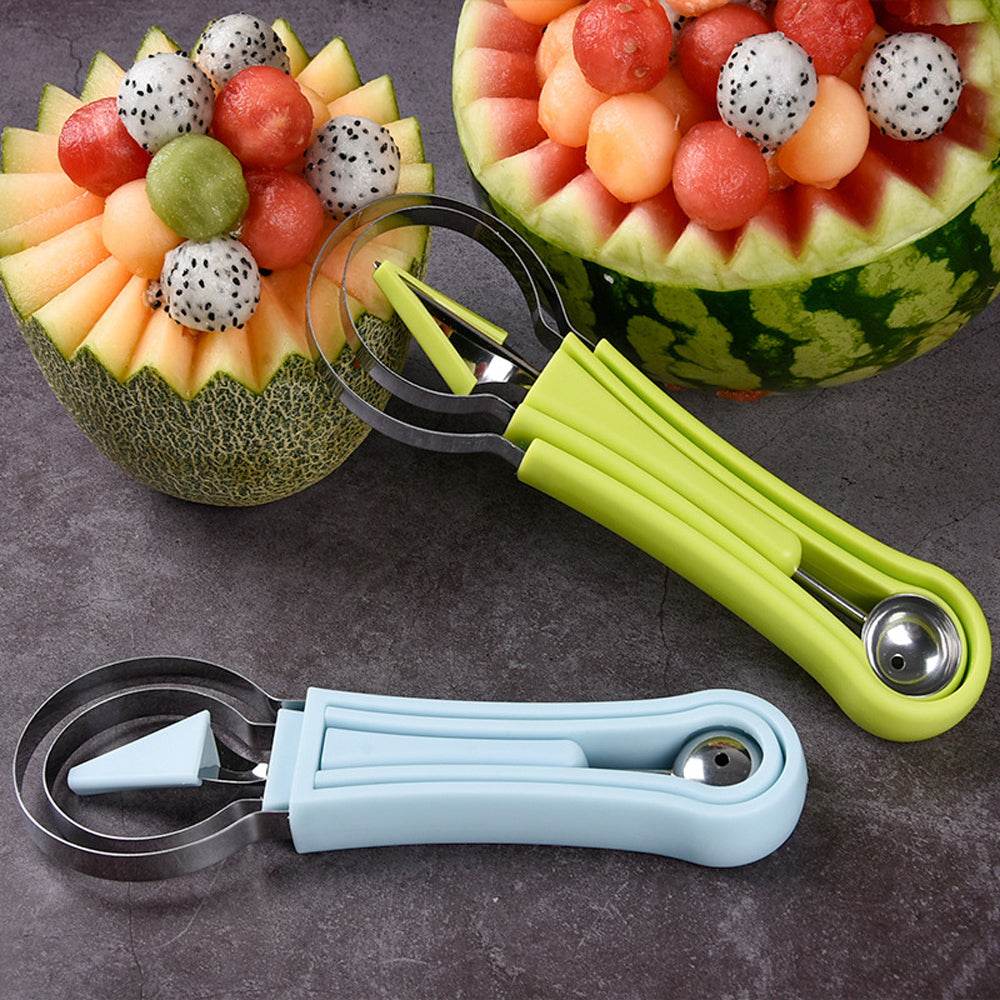 Snackman 4-in-1 Multi-Function Kitchen Tool - Vegetable Slicer, Cheese Grater, Food Chopper & Nut Cracker - Perfect for Meal Prep, Snacking & Party Platters