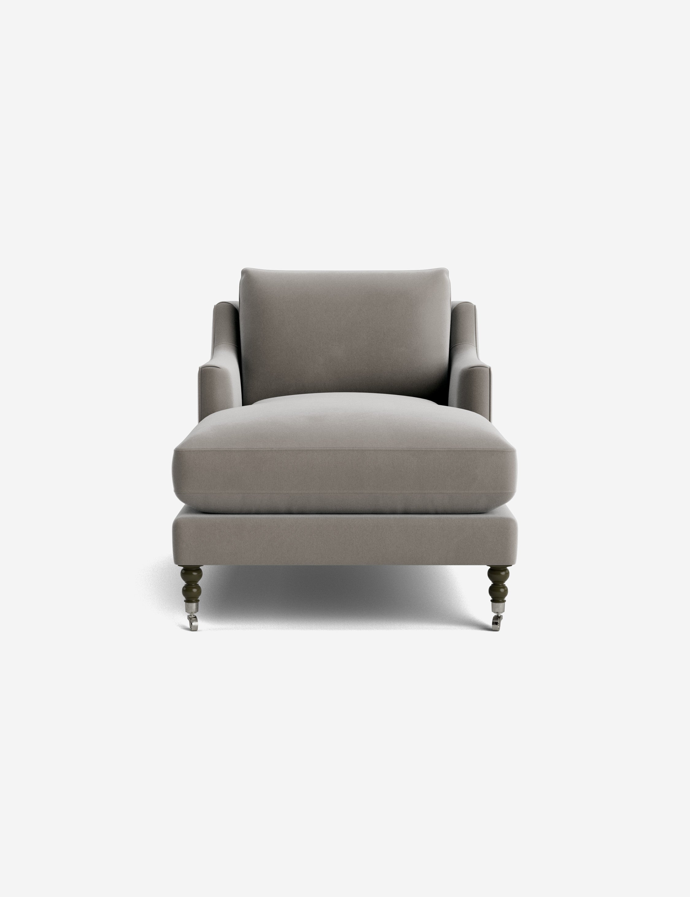 Fabienne Chaise Lounge Chair - Modern Accent Chair for Living Room, Bedroom & Office - Stylish Mid-Century Design with Upholstered Seat and Wooden Legs - Perfect for Relaxing, Reading & Home Decor