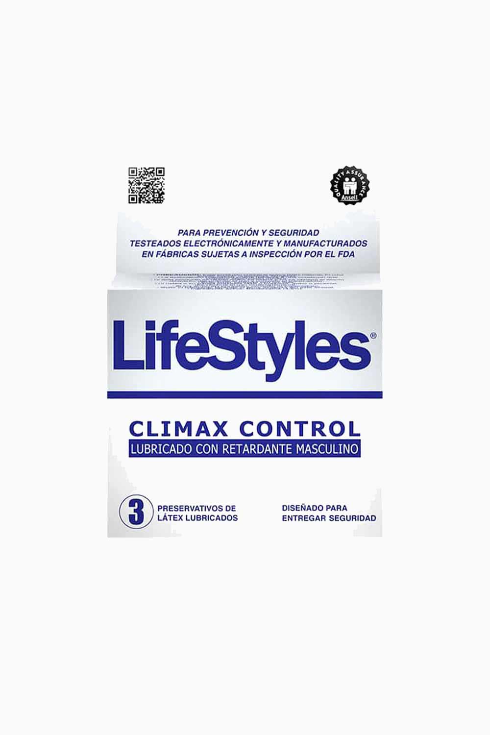 Climax Control Delay Condoms by Lifestyles | 3 Pack for Extended Pleasure & Enhanced Performance | Perfect for Couples & Longer Lasting Intimacy