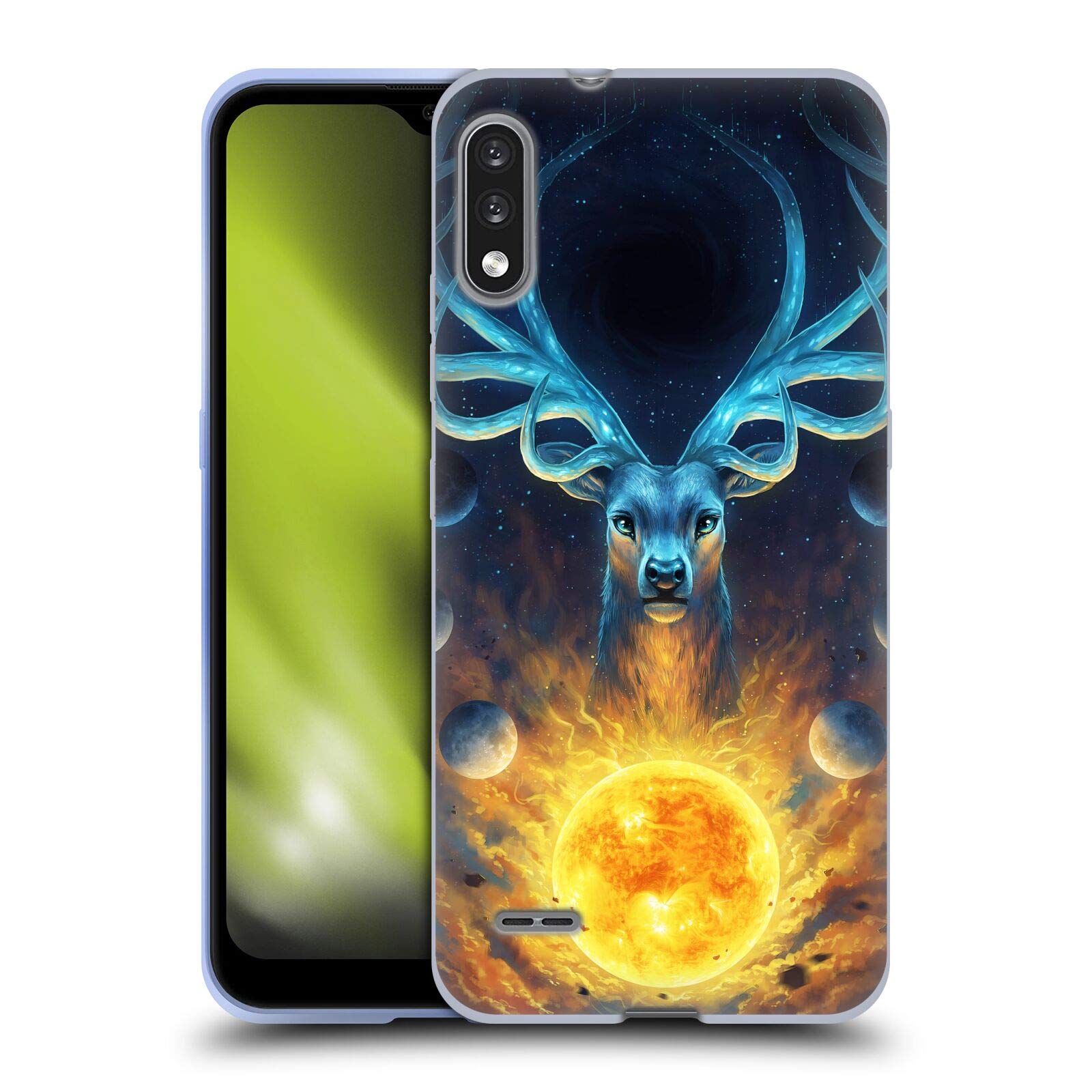Jonas JoJoesArt Jödicke Celestial Wildlife 2 Soft Gel Case for LG K22 - Officially Licensed by Head Case Designs, Perfect for Daily Use & Outdoor Adventures