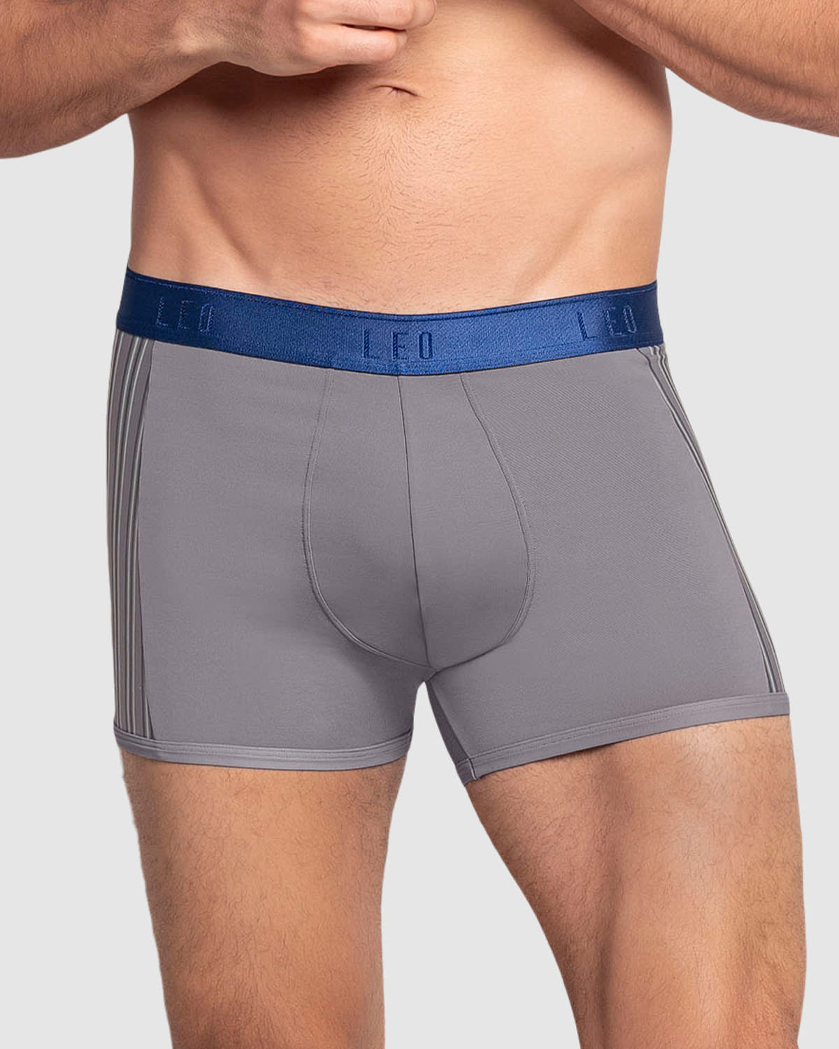 3 Pack Perfect Fit Trunk Underwear for Men with Contrast Stitching - Soft Cotton Boxer Briefs for Everyday Comfort, Workout & Lounge