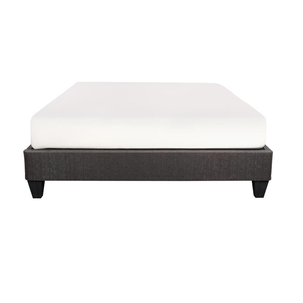 Primo International Speedy Bed Frame with Sturdy Base - Grey - Perfect for Modern Bedrooms, Guest Rooms & Dormitories