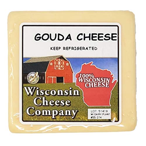 Premium Smoked Gouda Cheese Gift Box - Authentic Wisconsin Cheese Collection with Smoked Gouda, Sausage & Crackers | Perfect for Charcuterie Boards, Holiday Gifts & Cheese Platters | Ideal for Christmas, Easter & Birthday Celebrations | Gourmet Cheese Lover's Delight