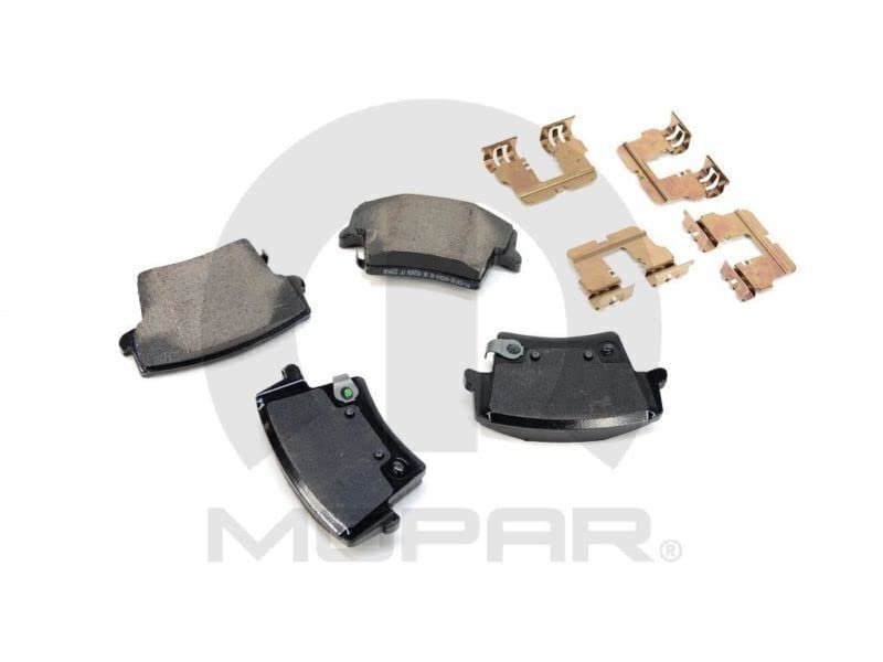 Mopar Rear Disc Brake Pad Kit 5142560AB - High-Performance Braking for Jeep, Dodge, Chrysler Vehicles - Perfect for Off-Roading & Daily Commuting