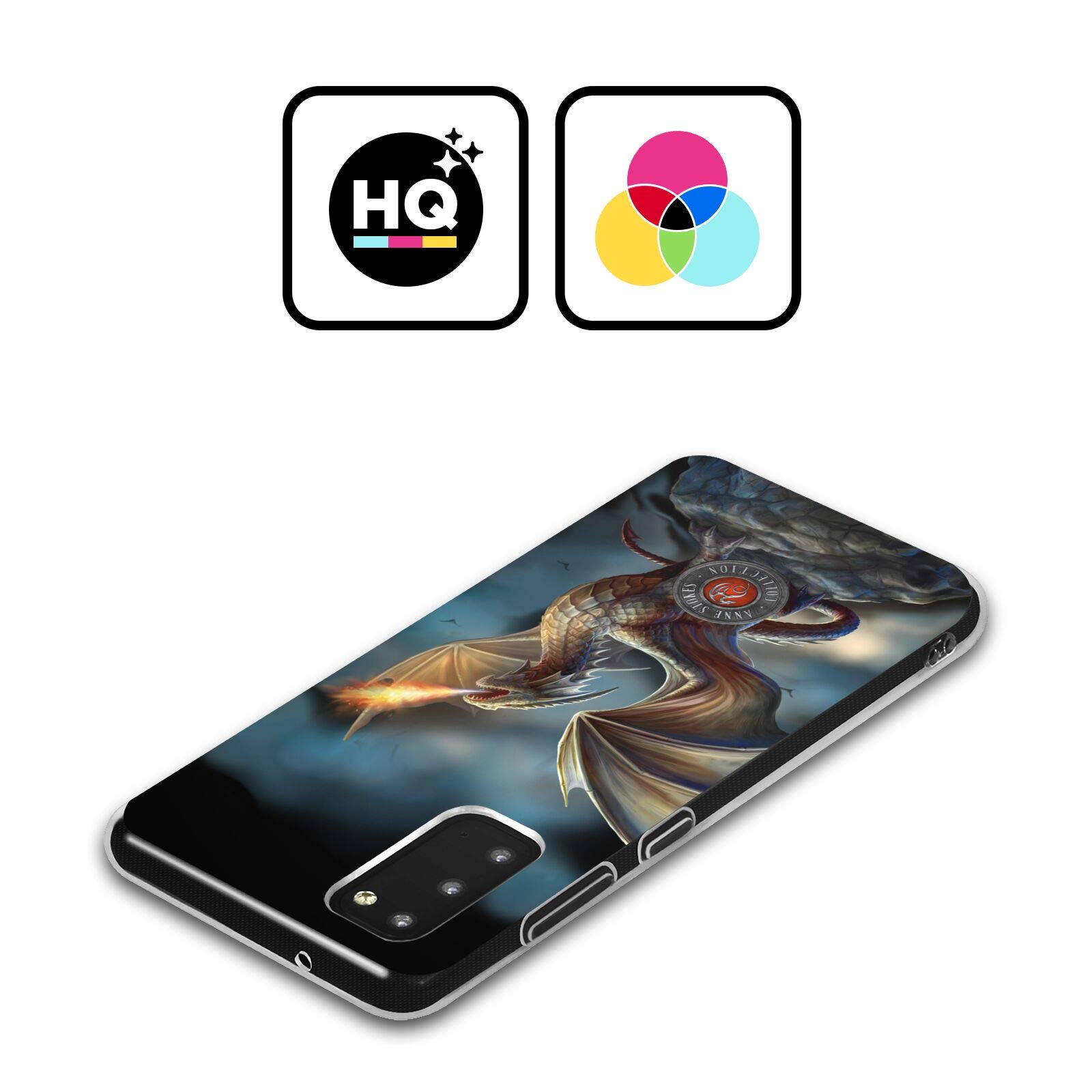 Anne Stokes Noble Dragons Soft Gel Case for Samsung Galaxy A50/A30s (2019) - Officially Licensed Protective Phone Cover by Head Case Designs | Perfect for Fantasy Lovers & Daily Use
