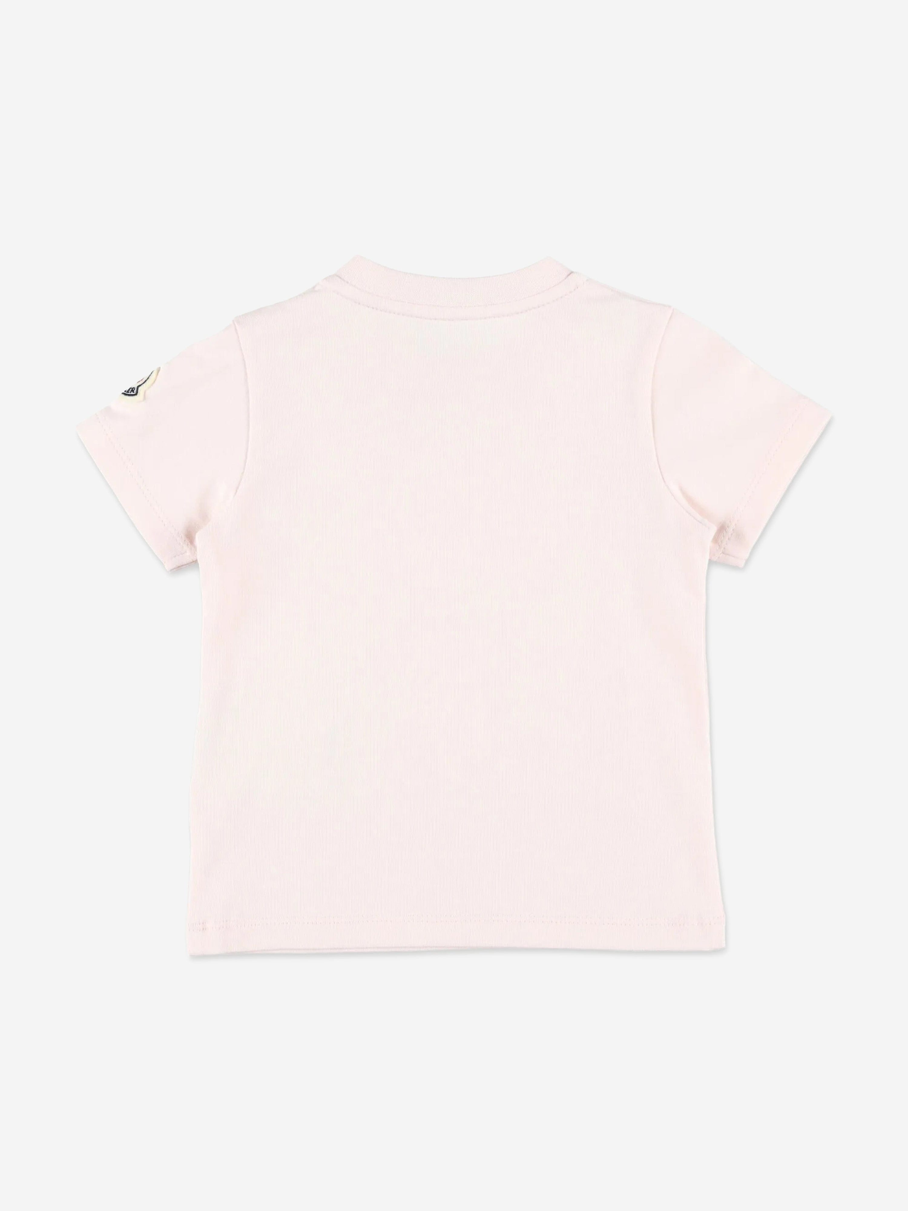 Adorable Baby Girls' Pink Bear Print T-Shirt - Soft Cotton Cute Animal Graphic Tee for Toddler Playdates & Photo Shoots