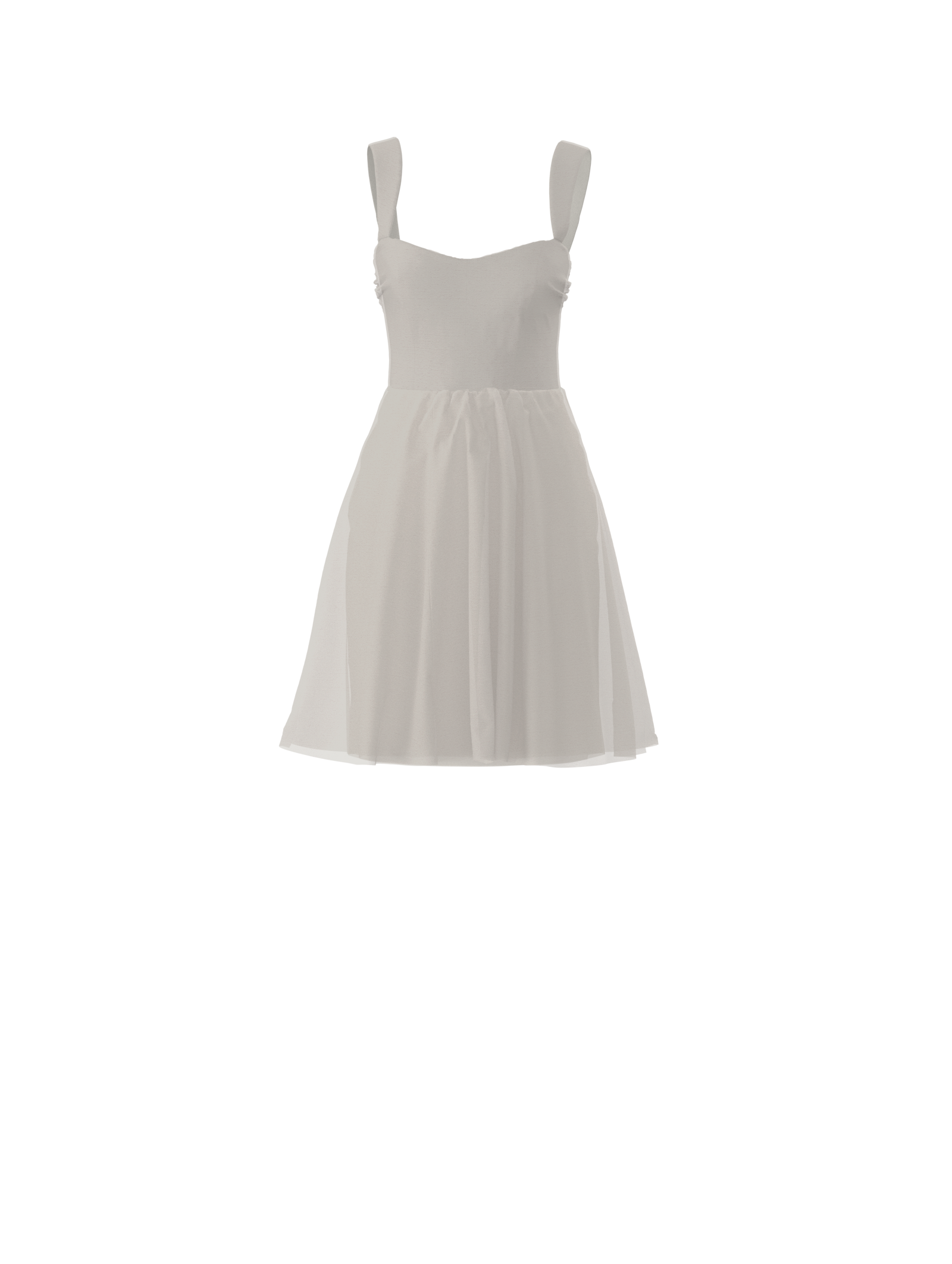 Alexis Bodice & Carla Skirt Set - Elegant Dove Gray Women's Outfit for Party, Wedding & Special Occasions