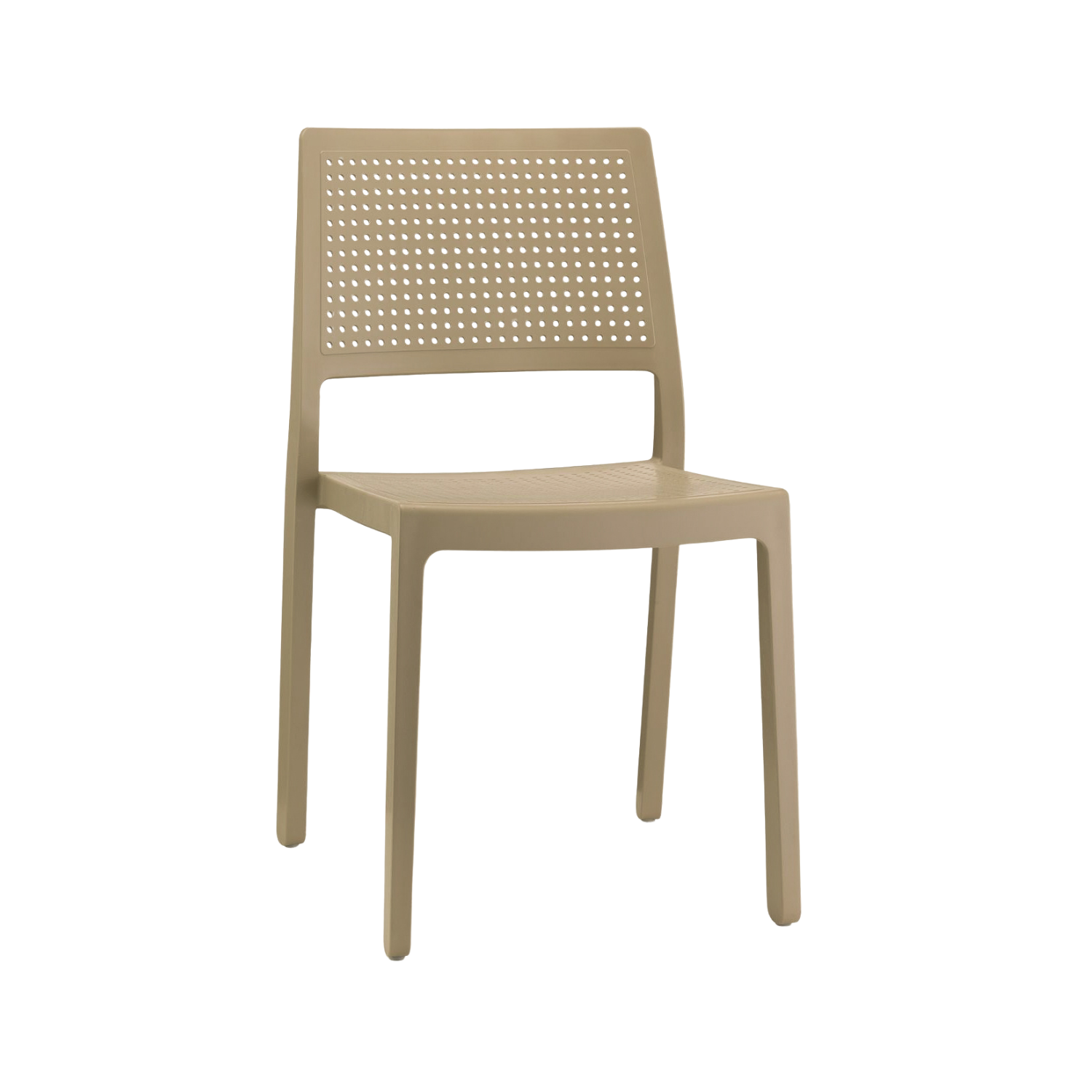 Stylish Tweed Taupe Side Chair - Mid-Century Modern Accent Chair for Living Room, Dining Room, or Office - Perfect for Home Decor & Small Spaces