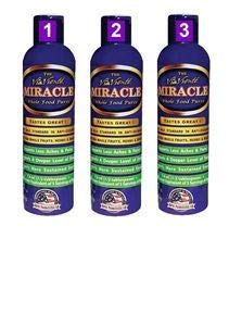 Miracle 3-Pack of 8oz Bottles - Premium Quality for Travel, Gym & Everyday Use